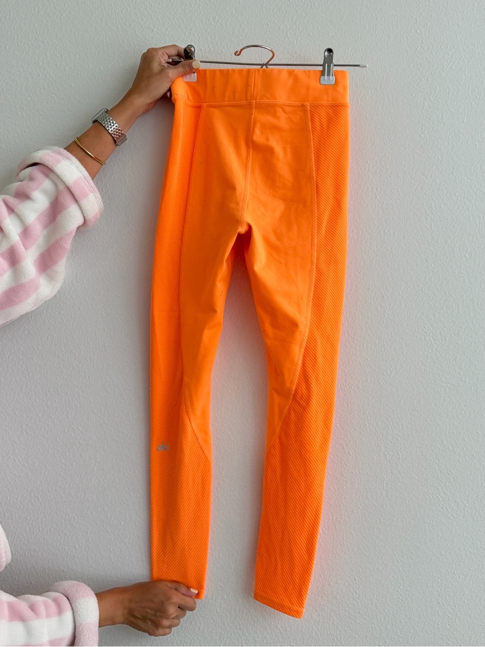 ALO Yoga Neon Orange High-Rise Leggings